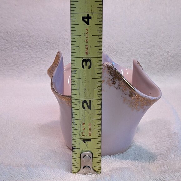 Richard Japan Porcelain Handkerchief Small Vase Holder Decor 1960s - Picture 11 of 12